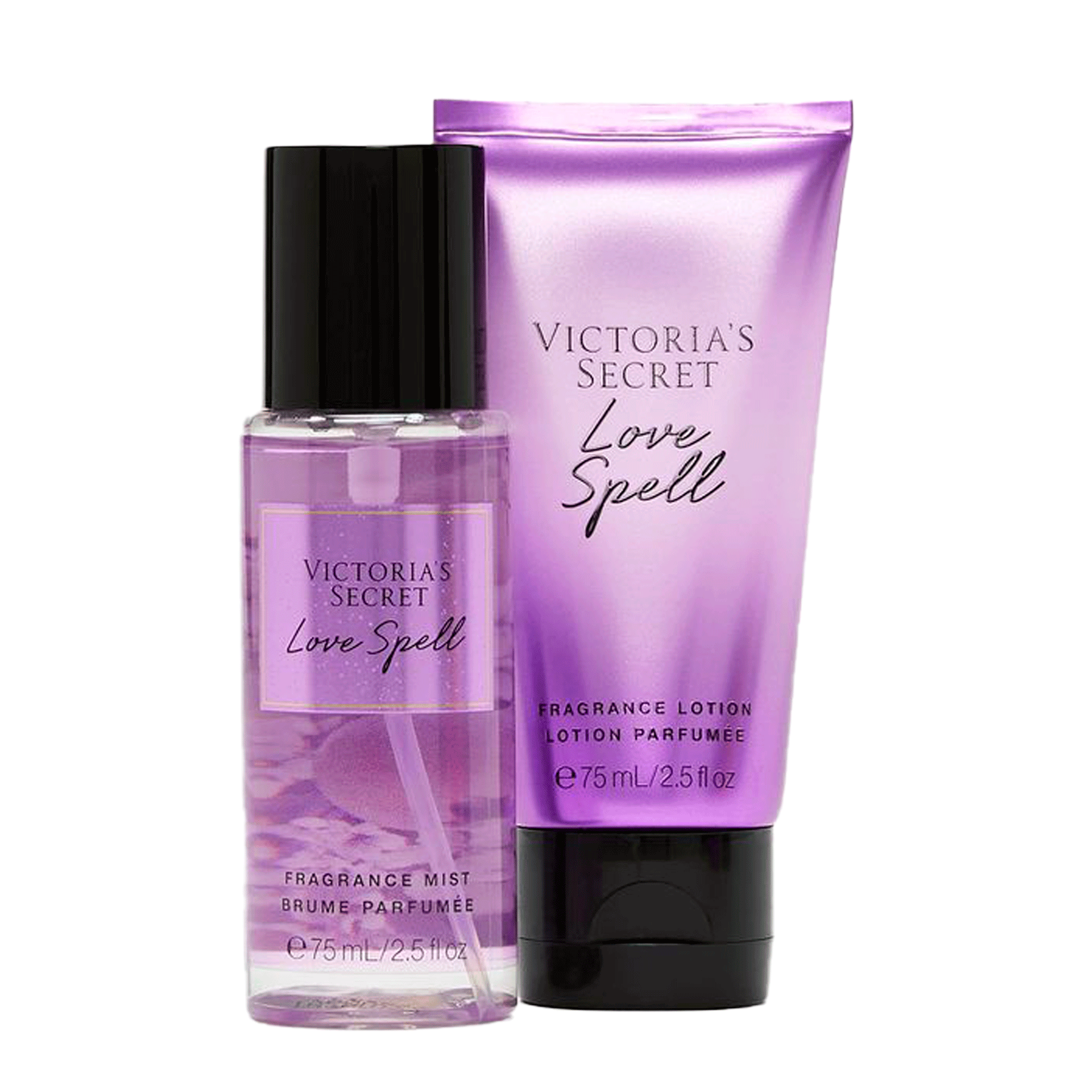 Victoria's Secret Kit Love Spell - Body Splash 75ml + Body Lotion
