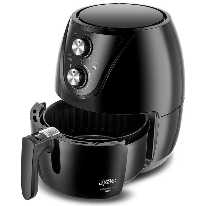 Fritadeira Air Fryer Britânia BCFR06 Bella Cuccina 3,8L - Preta