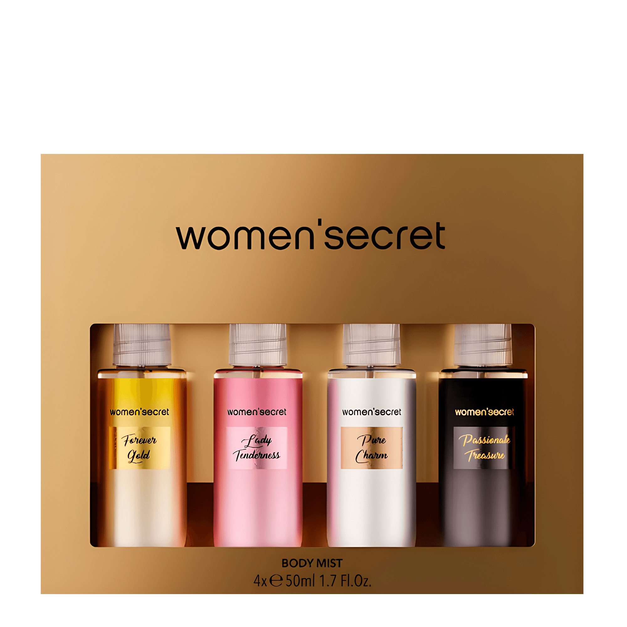 Kit Women's Secret Gift Set - Body Mist 4x50ml - Akin Shop